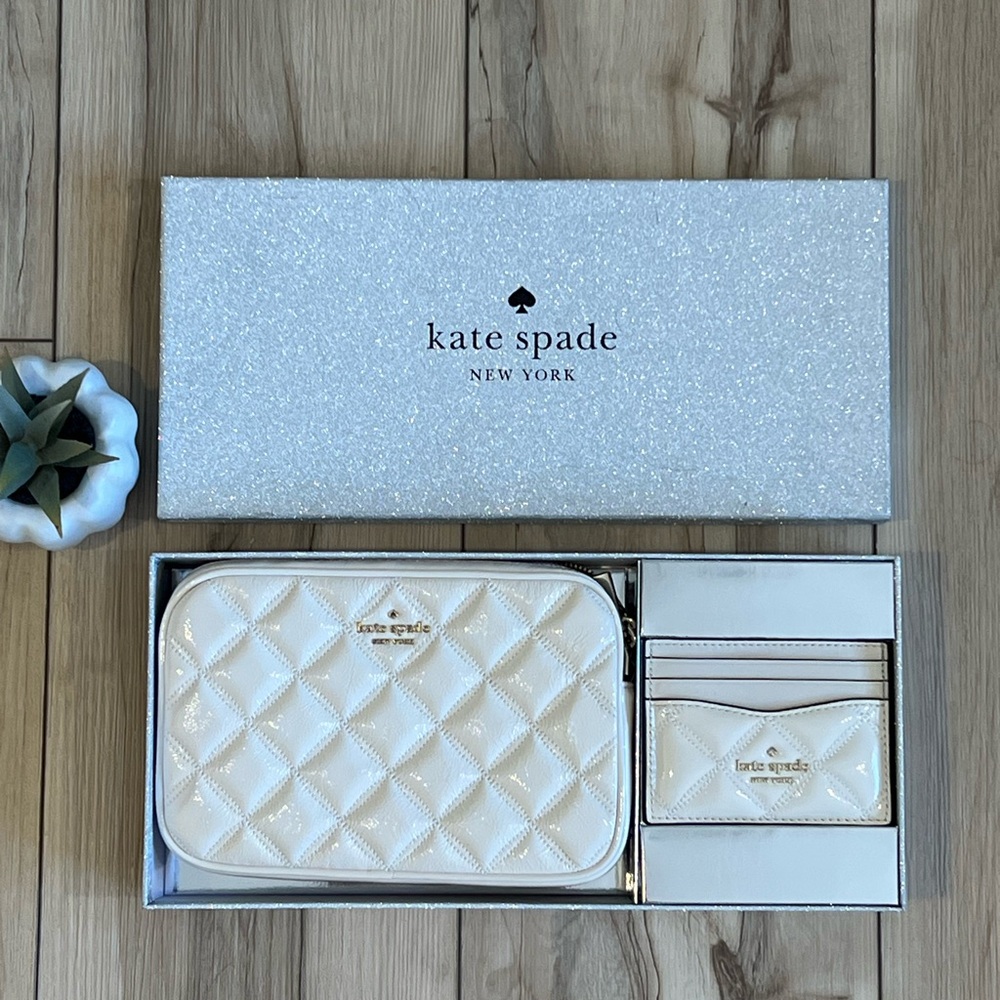 NWT Kate Spade Natalia Boxed Crossbody and Card Case Set